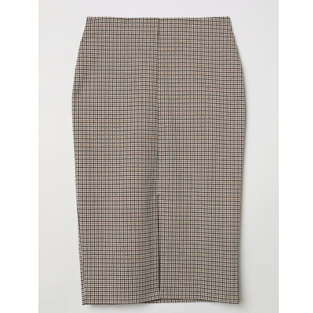 H&M Houndstooth Pencil Skirt